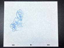 Load image into Gallery viewer, The Simpsons - Original drawing of Bart Simpson and Jessica Lovejoy