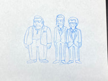 Load image into Gallery viewer, The Simpsons - Original drawing of Fat Tony, Louie and Legs