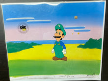Load image into Gallery viewer, The Super Mario Bros. Super Show! (1989) - Original Animation Cel of Luigi