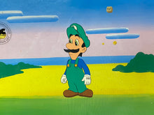 Load image into Gallery viewer, The Super Mario Bros. Super Show! (1989) - Original Animation Cel of Luigi