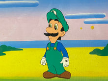 Load image into Gallery viewer, The Super Mario Bros. Super Show! (1989) - Original Animation Cel of Luigi