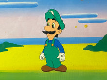 Load image into Gallery viewer, The Super Mario Bros. Super Show! (1989) - Original Animation Cel of Luigi