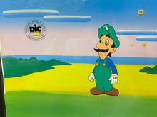 Load image into Gallery viewer, The Super Mario Bros. Super Show! (1989) - Original Animation Cel of Luigi