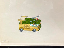 Load image into Gallery viewer, Teenage Mutant Ninja Turtles (1987 TV series) - Original animation cel of Party Wagon