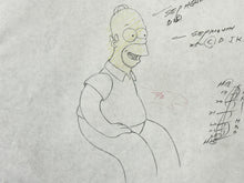 Load image into Gallery viewer, The Simpsons - Original drawing of Homer Simpson