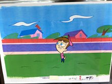 Load image into Gallery viewer, The Fairly OddParents - Original animation cel, with copy background