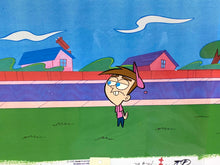 Load image into Gallery viewer, The Fairly OddParents - Original animation cel, with copy background