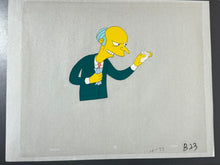 Load image into Gallery viewer, The Simpsons - Original animation cel of Montgomery Burns (Mr. Burns)