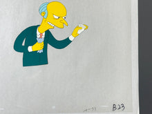 Load image into Gallery viewer, The Simpsons - Original animation cel of Montgomery Burns (Mr. Burns)