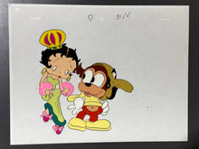 Load image into Gallery viewer, Betty Boop - Original animation cel of Betty Boop and Bimbo
