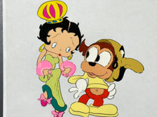 Load image into Gallery viewer, Betty Boop - Original animation cel of Betty Boop and Bimbo