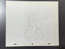 Load image into Gallery viewer, The Simpsons - Original drawing of Lurleen Lumpkin (Episode: Colonel Homer, 1992)