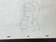 Load image into Gallery viewer, The Simpsons - Original drawing of Lurleen Lumpkin (Episode: Colonel Homer, 1992)