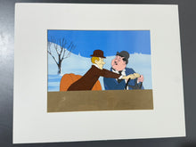 Load image into Gallery viewer, Laurel and Hardy (1966) - Original animation cel setup, framed