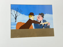 Load image into Gallery viewer, Laurel and Hardy (1966) - Original animation cel setup, framed