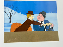 Load image into Gallery viewer, Laurel and Hardy (1966) - Original animation cel setup, framed