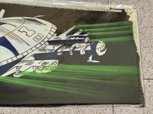 Load image into Gallery viewer, Captain Future - Original Panoramic Animation Cel, with master painted background