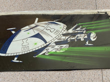 Load image into Gallery viewer, Captain Future - Original Panoramic Animation Cel, with master painted background