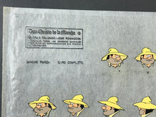 Load image into Gallery viewer, Don Quijote de La Mancha (1979) - Original animation model cel of Sancho Panza