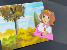 Load image into Gallery viewer, Lalabel, the Magical Girl (1981) - Original animation cel with painted background