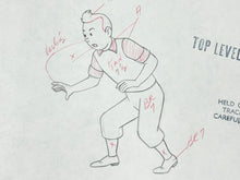 Load image into Gallery viewer, Tintin - Original animation drawing of Tintin (On a marché sur la Lune)