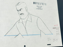 Load image into Gallery viewer, Tintin - Original drawing of Colonel Boris Jorgen (On a marché sur la Lune)