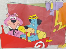 Load image into Gallery viewer, Snagglepuss (1959) - Original cel and drawing of Snagglepuss and Huckleberry Hound