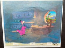 Load image into Gallery viewer, The Flintstones - Original animation cel of Dino, with copy background