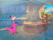 Load image into Gallery viewer, The Flintstones - Original animation cel of Dino, with copy background