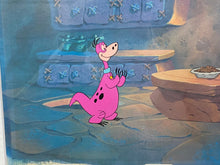 Load image into Gallery viewer, The Flintstones - Original animation cel of Dino, with copy background