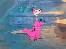 Load image into Gallery viewer, The Flintstones - Original animation cel of Dino, with copy background