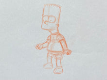 Load image into Gallery viewer, The Simpsons - Original drawing of Bart Simpson