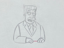Load image into Gallery viewer, The Simpsons - Original drawing of Kent Brockman
