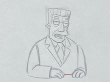 Load image into Gallery viewer, The Simpsons - Original drawing of Kent Brockman