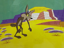 Load image into Gallery viewer, Looney Tunes - Original animation cel and drawing of Wile E. Coyote, Framed