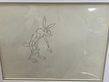 Load image into Gallery viewer, Looney Tunes - Original animation cel and drawing of Wile E. Coyote, Framed