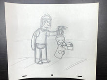 Load image into Gallery viewer, The Simpsons - Original drawing of Bart Simpson and Jimbo