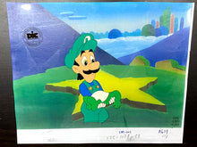 Load image into Gallery viewer, The Super Mario Bros. Super Show! (1989) - Original Animation Cel of Luigi