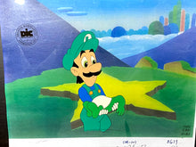 Load image into Gallery viewer, The Super Mario Bros. Super Show! (1989) - Original Animation Cel of Luigi