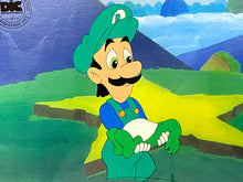 Load image into Gallery viewer, The Super Mario Bros. Super Show! (1989) - Original Animation Cel of Luigi