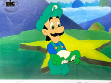 Load image into Gallery viewer, The Super Mario Bros. Super Show! (1989) - Original Animation Cel of Luigi