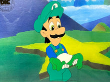Load image into Gallery viewer, The Super Mario Bros. Super Show! (1989) - Original Animation Cel of Luigi