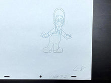 Load image into Gallery viewer, The Super Mario Bros. Super Show! (1989) - Original Animation Drawing of Luigi