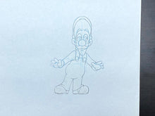 Load image into Gallery viewer, The Super Mario Bros. Super Show! (1989) - Original Animation Drawing of Luigi