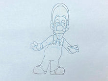 Load image into Gallery viewer, The Super Mario Bros. Super Show! (1989) - Original Animation Drawing of Luigi