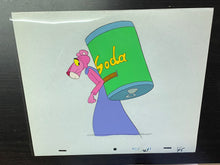 Load image into Gallery viewer, Pink Panther - Original animation cel and drawing