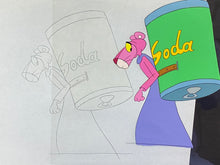 Load image into Gallery viewer, Pink Panther - Original animation cel and drawing