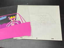 Load image into Gallery viewer, Pink Panther - Original animation cel and drawing
