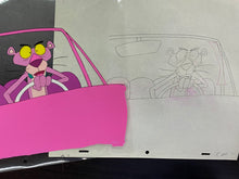 Load image into Gallery viewer, Pink Panther - Original animation cel and drawing