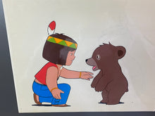 Load image into Gallery viewer, Monarch: The Big Bear of Tallac (Jacky and Nuca) (1977) - Original animation cel and drawing
